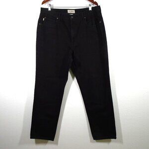 LL Bean Denim Jeans Men's Size 38x32 Black Cotton Classic Fit